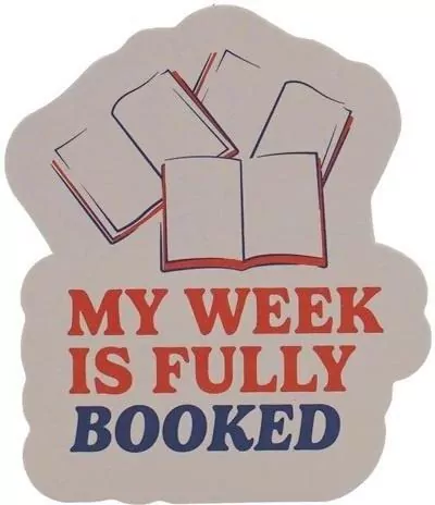 Pulteney Press Naklejka My Week Is Fully Booked - tantis.pl