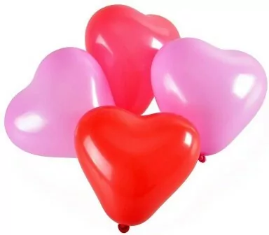 Balony mini serca 16cm 8szt - tantis.pl