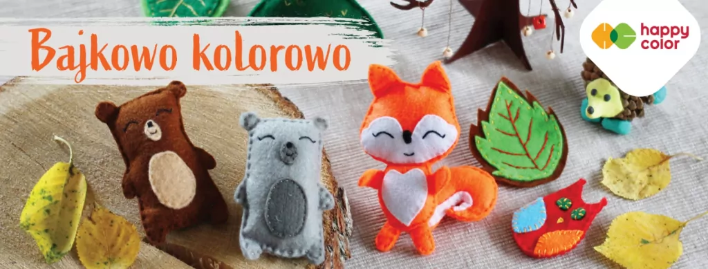 Filc dekoracyjny żółty HAPPY COLOR - tantis.pl