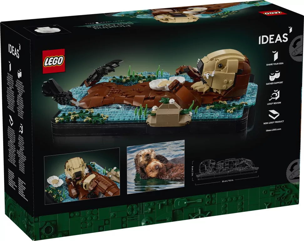 LEGO® Ideas. Pływające wydry 21366 - tantis.pl