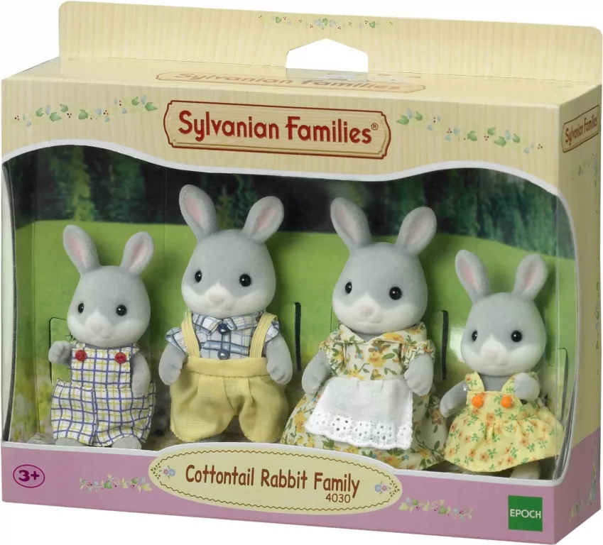 Rodzina szarych króliczków. Sylvanian Families - tantis.pl