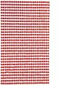 Kryształki samoprzylepne Red 3mm - tantis.pl