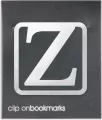 Metalowa zakładka do książki - Litera Z Clip-on - tantis.pl