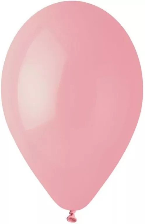 Balony makaroniki jasnoróżowe 30cm, 100 sztuk - tantis.pl