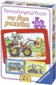 Ravensburger. Puzzle 3x6 elementów. Pojazdy - tantis.pl