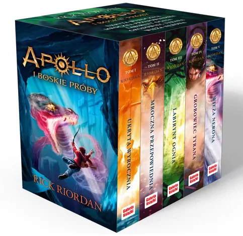 Pakiet: Apollo i boskie próby. Tom 1-5 - tantis.pl