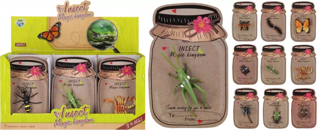 ZWIERZ INSEKTY 8X13 MIX10 MC B/C DISP 36/864 - tantis.pl