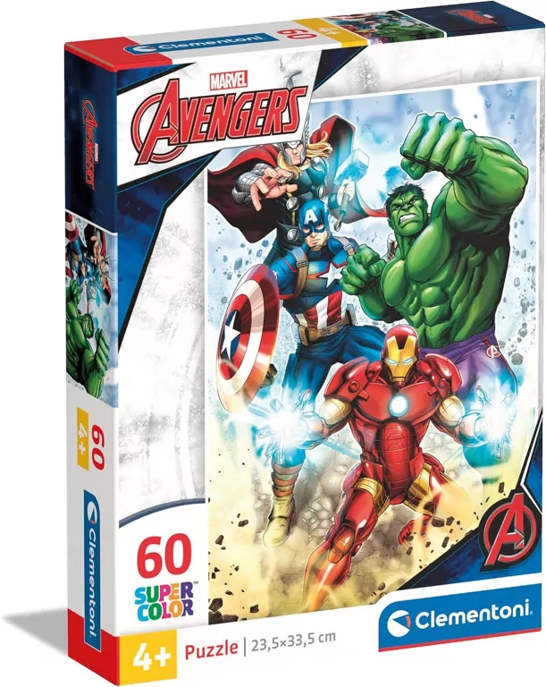 Puzzle 60. Super Kolor. Marvel Avengers. 26193 - tantis.pl