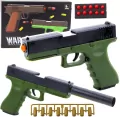 Pistolet na naboje piankowe zielony - tantis.pl