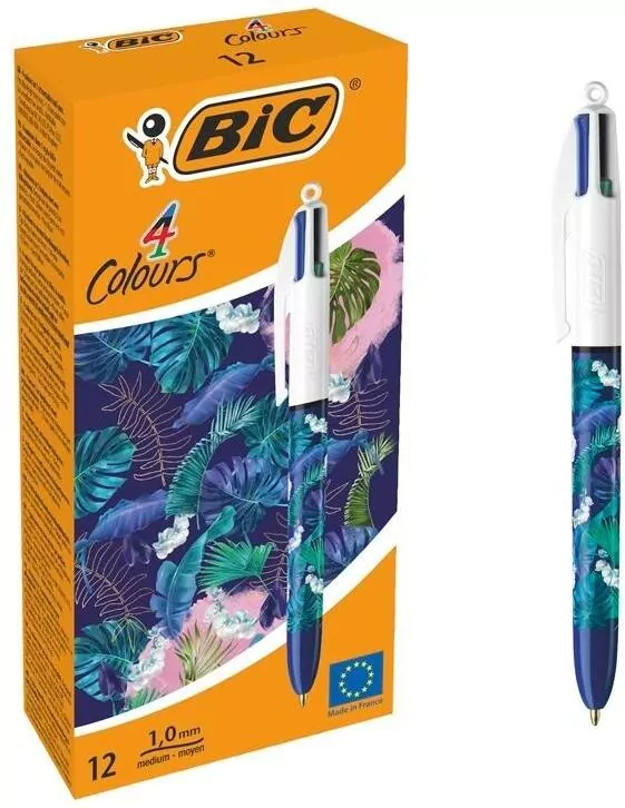 Długopis 4 Colours Hydro Purple (12szt) BIC - tantis.pl