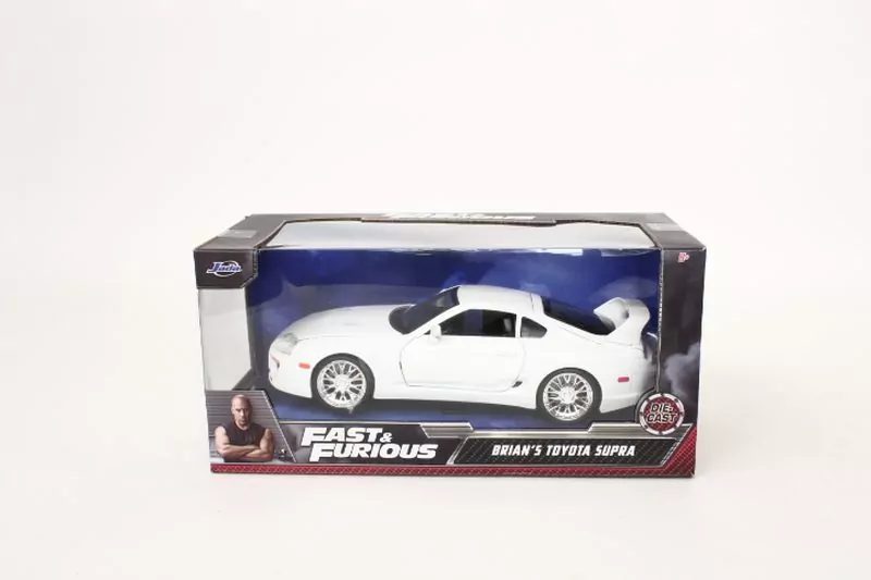 Jada F&F Toyota Supra white 1995 1:24 - tantis.pl