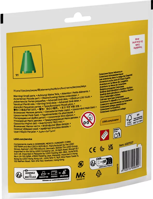 LEGO® Śnieżna przygoda Cataclaws 30718 - tantis.pl