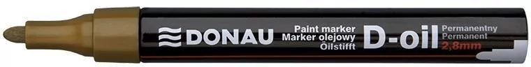 Marker olejowy okrągły 2,8mm. D-Oil. Złoty - tantis.pl