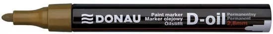 Marker olejowy okrągły 2,8mm. D-Oil. Złoty