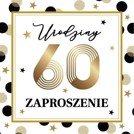 Zaproszenie Urodziny (10szt) - tantis.pl