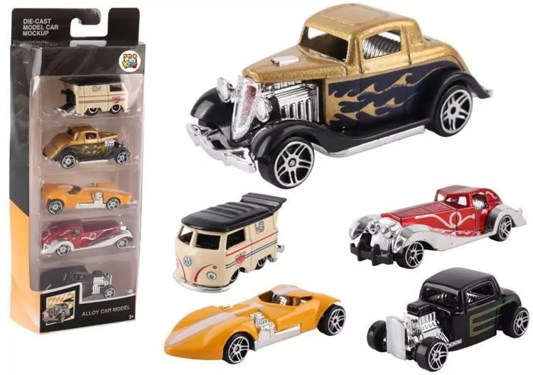Samochód metalowy Hot Rod 5-pack - tantis.pl