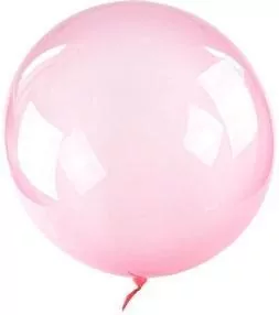 Balon Bubble różowy - tantis.pl