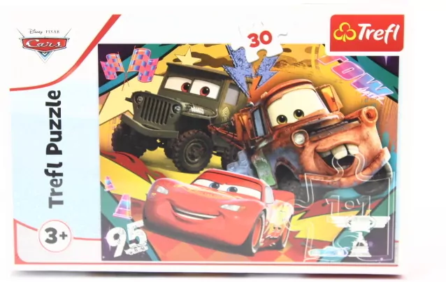 TREFL. Puzzle 30 Rozpędzone samochody - tantis.pl