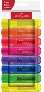Zakreślacz neonowy 8 kolorów FABER CASTELL - tantis.pl