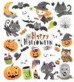 Naklejki papierowe - Halloween 32szt - tantis.pl