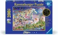 Puzzle 200 Magical Butterfly Unicorn - tantis.pl