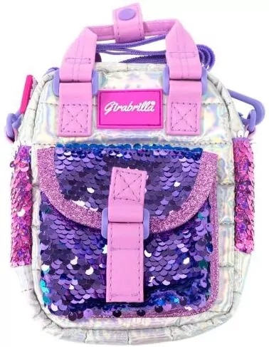 Torebka na ramię puffer fioletowa - tantis.pl