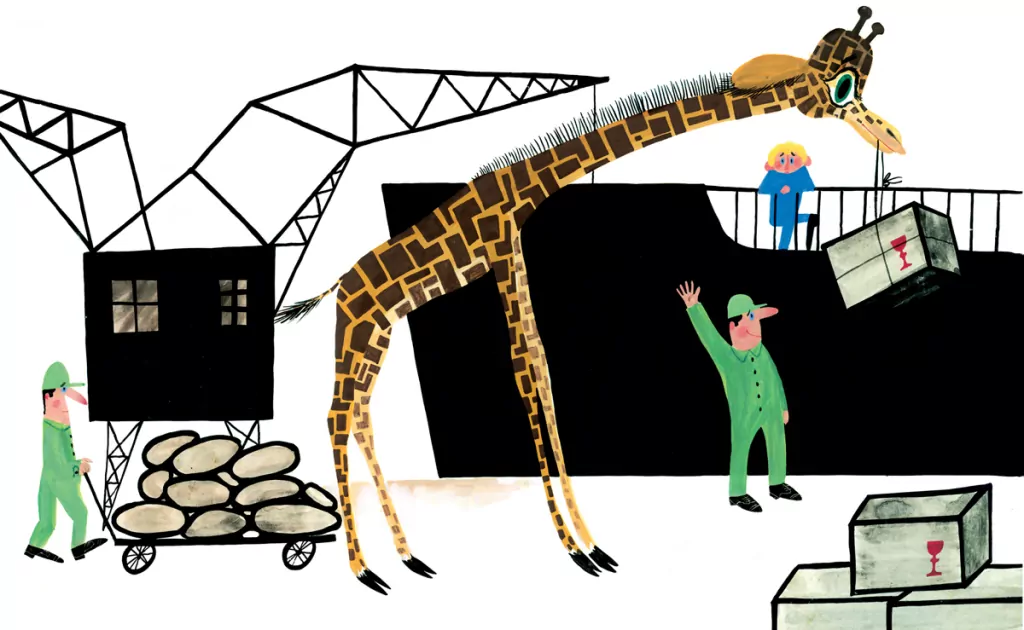 Odwiedziła mnie żyrafa. Mistrzowie ilustracji - tantis.pl