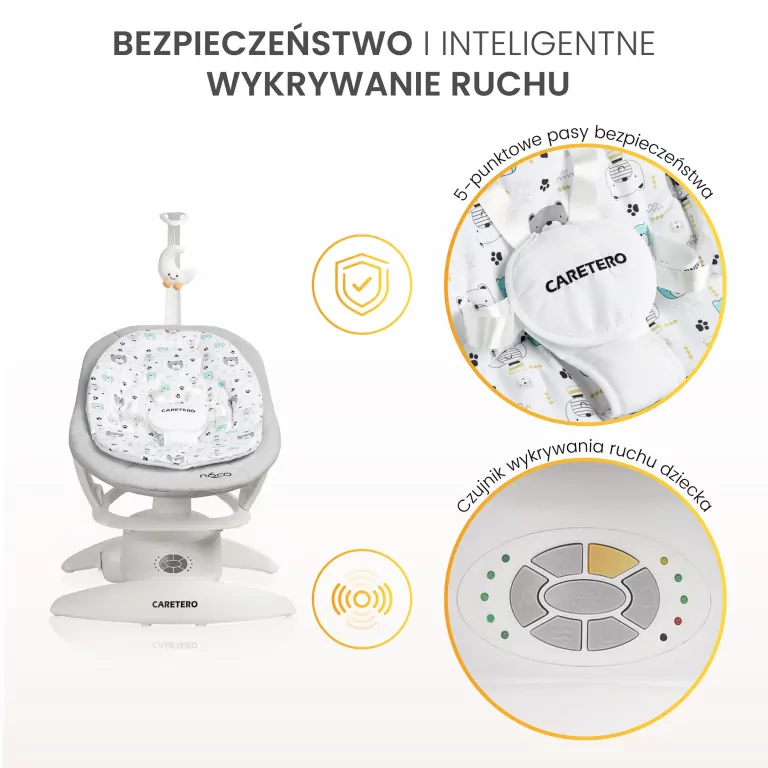 Caretero Bujaczek elektryczny Noco beige - tantis.pl