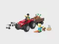 LEGO® Czerwony traktor z przyczepą i owcą 60461 - tantis.pl