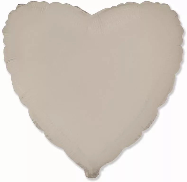 Balon foliowy Serce Creamy Late 45cm - tantis.pl