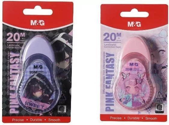 Korektor w taśmie Manga Pink Fantasy mix M&G - tantis.pl