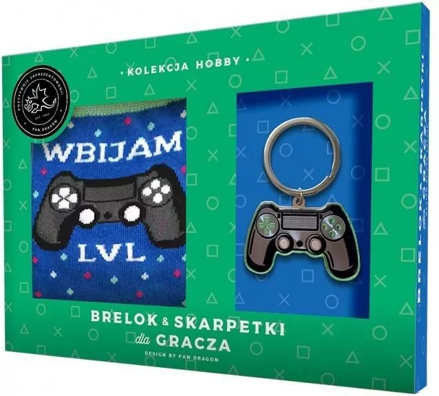 Zestaw: brelok i skarpetki. Dla gracza - tantis.pl