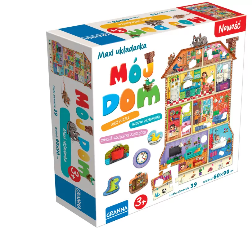 Maxi Układanka  Mój Dom - tantis.pl