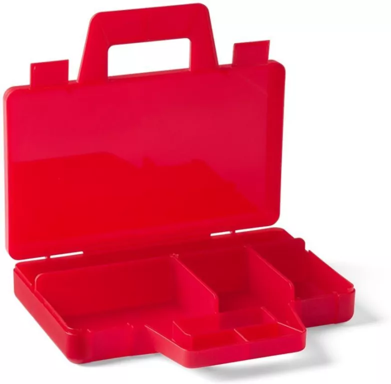 Lego(R) mały box do sortowania klocków czerwony - tantis.pl