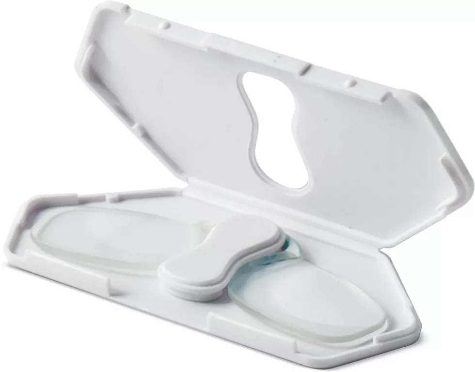 Binokular powiększający (lupa) do czytania biały - tantis.pl