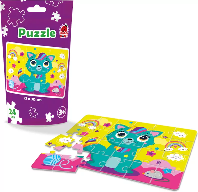 Puzzle edukacyjne - Bajkowy kot - tantis.pl
