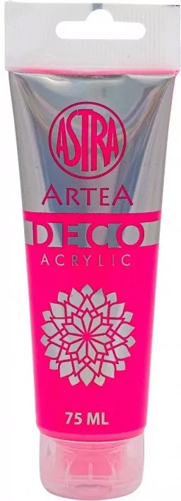 Farba akrylowa Deco Artea 75 ml tuba neonowy różowy - tantis.pl