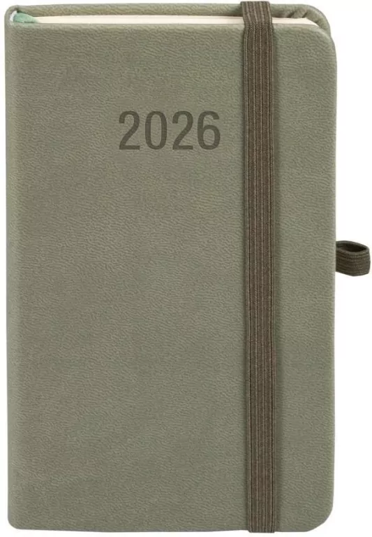 Kalendarz 2026 A6 Memofix TDW oliwkowy - tantis.pl
