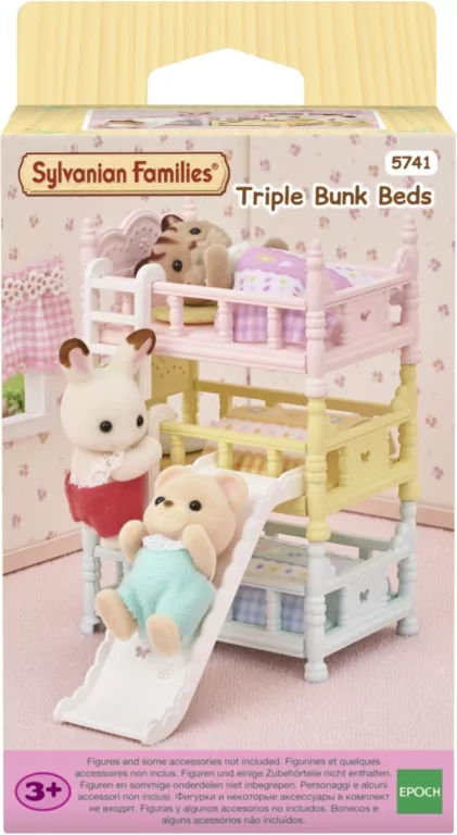 Potrójne łóżko. Sylvanian Families - tantis.pl