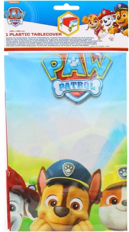 Obrus plastikowy Paw Patrol 120x180cm - tantis.pl