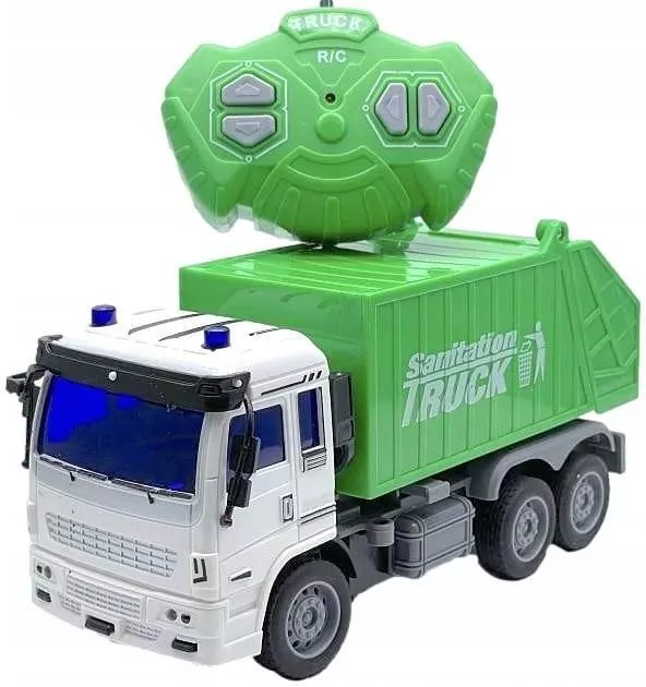 Śmieciarka R/C + ładowarka + św/dź pak - tantis.pl