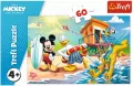 Trefl. Puzzle 60. Ciekawy dzień Mikiego i przyjaciół - tantis.pl