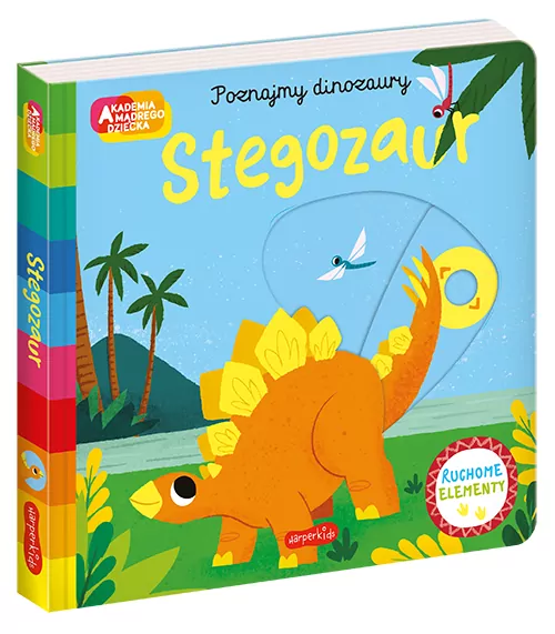 Stegozaur. Poznajmy dinozaury. Akademia Mądrego Dziecka - tantis.pl