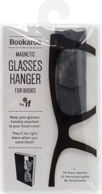 Bookaroo Glasses hanger - uchwyt na okulary do książki czarny - tantis.pl