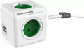 Przedłużacz allocacoc PowerCube Extended USB 2402GN/FREUPC (1,5m; kolor zielony) - tantis.pl
