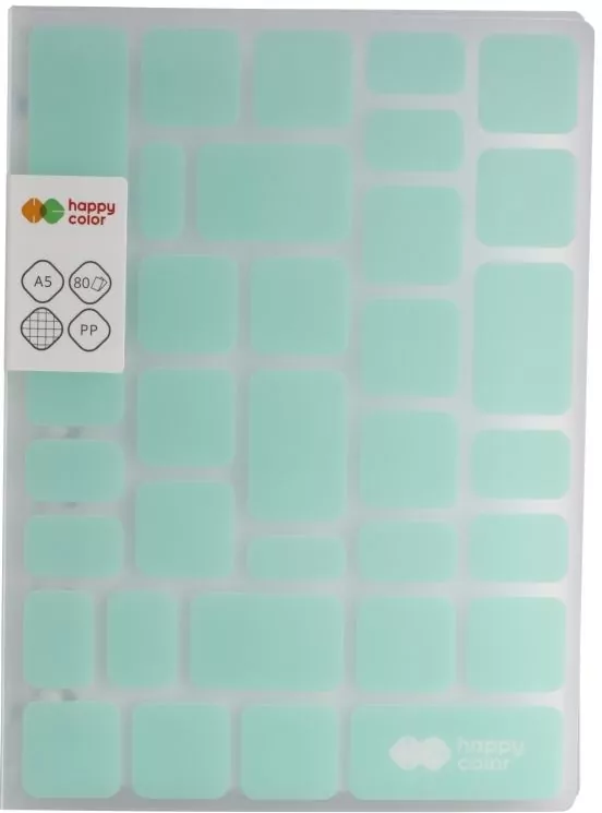 Kołobrulion A5/80K kratka Trend Green HAPPY COLOR - tantis.pl