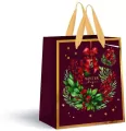 Torebka prezentowa 26,5x33x13cm Burgundy - tantis.pl