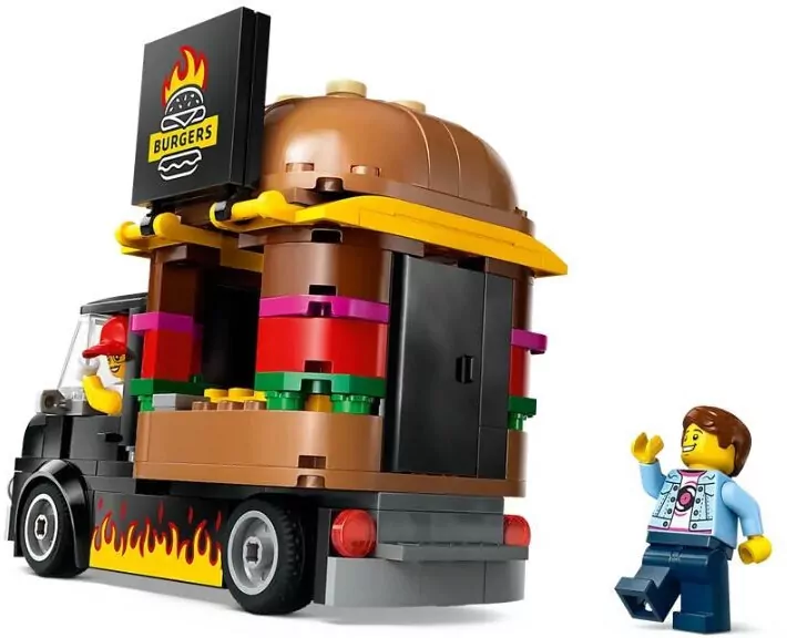 LEGO® City. Ciężarówka z burgerami 60404 - tantis.pl