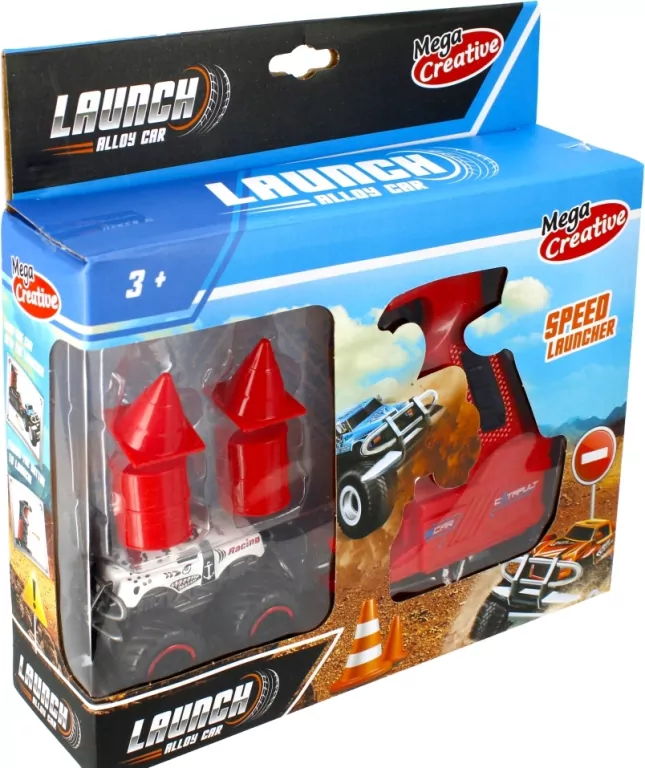 Auto terenowe wyrzutnia akcesoria 498688 Mega Creative - tantis.pl