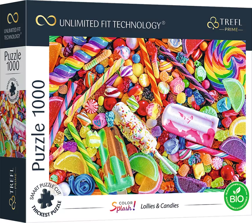 Puzzle 1000. Color Splash: Lollies & Candies. 10701 - tantis.pl
